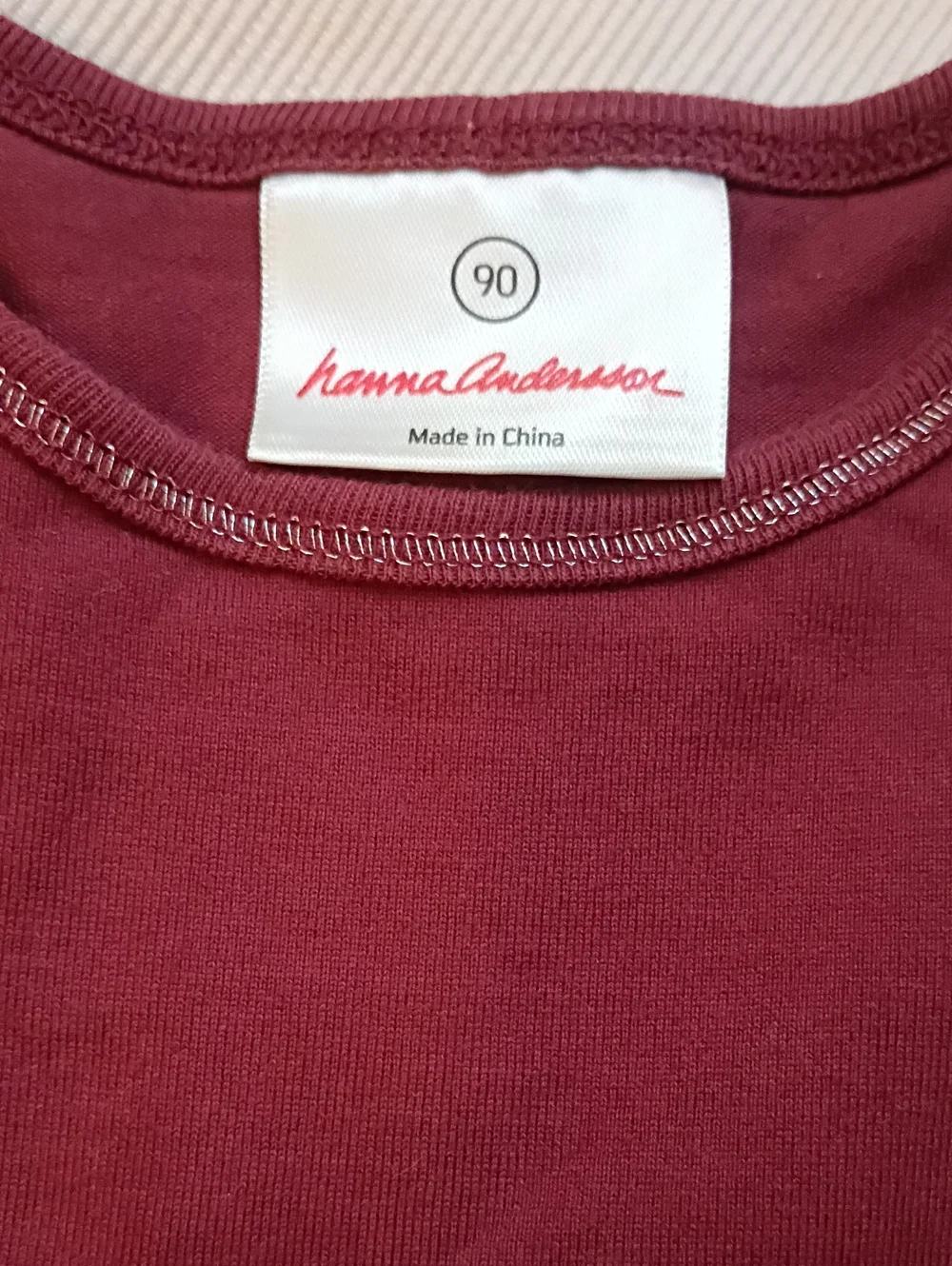 Hanna Andersson Burgundy Long-Sleeve Tulle Dress